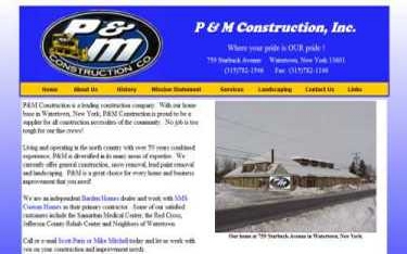 P&M Construction of Watertown NY